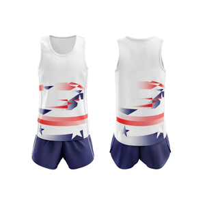 Track Uniform Custom OEM Track <b>Singlet</b> and Shorts Polyester Spandex Quick Dry Wholesale Teamwear Manufacturer - Product Image 1