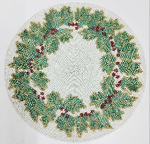 Napperons perlés les plus magnifiques, design floral, napperons brodés, perles de qualité supérieure, napperons décoratifs pour la salle à manger, tapis perlés - Product Image 4