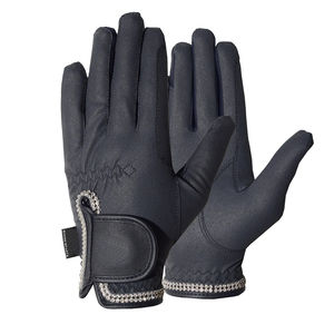 Guantes de equitación de cuero genuino personalizados, antidesgarros, transpirables, ajuste delgado para motocicleta y ciclismo - Product Image 1