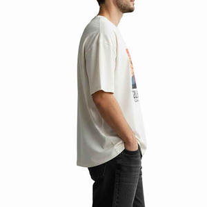 Camiseta para Hombre 2026, Holgada, de Algodón, Transpirable, Suave, Informal, para Uso Diario, Estilo Urbano, Moda Casual - Product Image 3