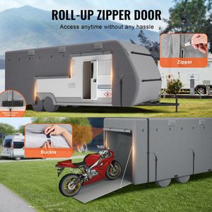 Copertura per Camper Impermeabile e Antivento a 4 Strati in Tessuto Non Tessuto, Antistrappo, per Roulotte da 18-20 Piedi, Accessori Esterni per Camper - Product Image 5