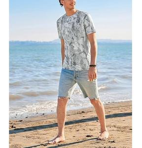 T-shirt décontracté pour homme, best-seller, 100 % coton tricoté, manches courtes, imprimé, anti-boulochage, écologique, fabriqué au Bangladesh - Product Image 5