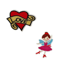 Patch brodé en tissu tissé pour vêtements, badges brodés personnalisés, patch brodé 3D en PVC thermocollant avec auto-agrippant - Product Image 6