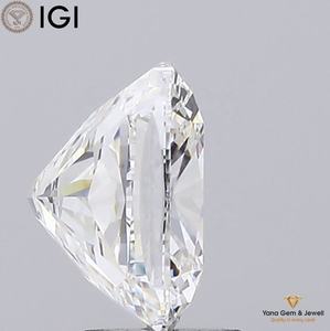เพชร CVD ผลิตในห้องปฏิบัติการ 5.01 กะรัต สี F ความสะอาด VVS2 รูปทรงคุชชั่น พร้อมใบรับรอง IGI สำหรับจี้แบบสั่งทำพิเศษ - Product Image 4