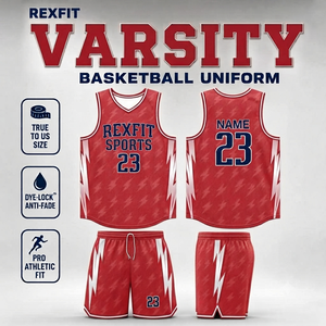 Uniformes de Baloncesto Personalizados al por Mayor, Diseño de Uniformes de Baloncesto Europeos de Primera Calidad, Últimos Diseños de Camisetas de Baloncesto - Product Image 1