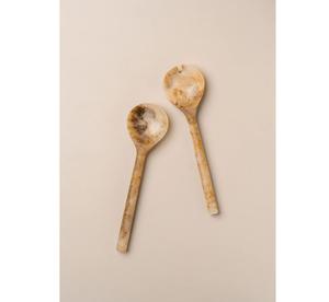 ชุดเสิร์ฟสลัดเรซิ่นดีไซน์ใหม่ล่าสุด ช้อนเสิร์ฟสลัดอีพ็อกซี่ สำหรับใช้ในครัวเรือนและโรงแรม ราคาขายส่งจากโรงงาน - Product Image 1