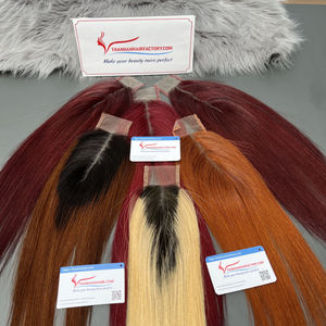 Fermeture en dentelle vietnamienne en gros, cheveux humains Remy, aspect naturel, dentelle transparente, légère et respirante - Product Image 4