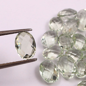 Ametyste verte naturelle ovale 7x5 MM facettée, pierre précieuse en vrac de qualité AAA pour bagues, pendentifs, boucles d'oreilles et fabrication de bijoux - Product Image 5