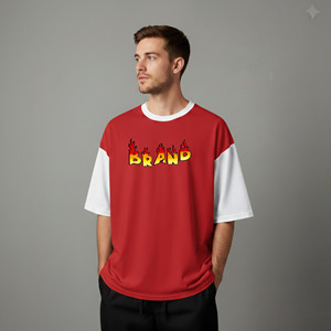 Camisetas de Hombre al por Mayor, 100% Algodón, Alta Calidad, Logotipo Bordado Personalizado, Hombros Caídos, Estilo Hip Hop, Ecológicas, de Secado Rápido - Product Image 4