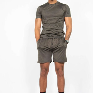 Ensemble de t-shirts à manches courtes pour hommes, bleu marine, col rond, coupe ample, décontracté, respirant, 100% coton jersey tricoté, imprimé à motifs - Product Image 5