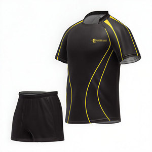 Service OEM : Nouvelle tenue de rugby pour hommes, offrant flexibilité, confort et durabilité pendant le jeu. - Product Image 1