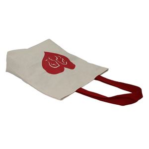 Reusable Shopping <b>Bag</b> Customized One Color Print Design Cotton Web Handle 8 Oz Natural Cotton Canvas <b>Tote</b> <b>Bag</b> for Valentine - Product Image 3