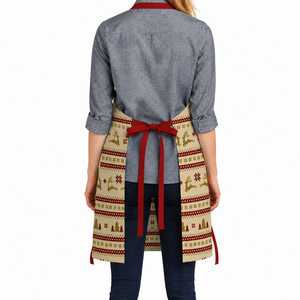 Christmas printed Design <b>Apron</b> soft Premium Quality Bib <b>Kitchen</b> <b>Apron</b> With Pocket Design for Christmas Wholesale Price. - Product Image 5