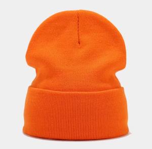 Unisex Beanie Hat 100% Acrylic Casual <b>Winter</b> <b>Cap</b> Solid Color Knitted for Adults 56-58CM Head Circumference - Product Image 2