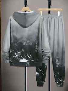 Nouveaux survêtements imprimés en sérigraphie 3D, élégants, respirants, de qualité supérieure, avec logo personnalisé, streetwear, 100% polyester - Product Image 2