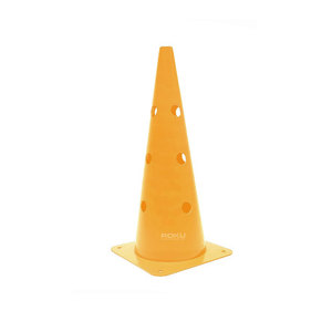 Cono de Entrenamiento con Base Cuadrada Verde, Resistente al Agua, Ecológico, Plegable, Color Sólido - Product Image 4