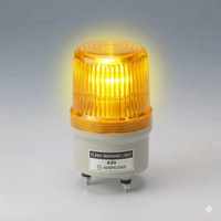 Lampe stroboscopique d'alarme de sécurité à LED alimentée par courant 12V avec signal/avertissement de sirène rouge clignotant et sans revêtement protecteur