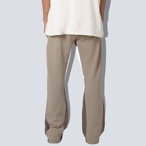 Premium Quality Cotton Fleece Fabric Made <b>Flare</b> Pants & <b>Trousers</b> Windproof Outdoor Fashion Wear Loose Fit <b>Flare</b> Sweatpants - Product Image 5