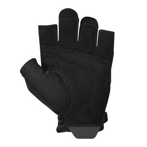 Half Finger Cycling Gloves Red Black PU Material Non Slip Hook Loop Closure Unisex Racing Gloves Universal Season - Product Image 5