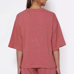 เสื้อผ้าสไตล์สตรีท เสื้อยืดโอเวอร์ไซส์สำหรับผู้หญิง น้ำหนักเบา ระบายอากาศได้ดี สวมใส่สบาย ทรงหลวม แฟชั่นลำลอง ใส่ได้ทุกวัน ผ้าฝ้าย 100% - Product Image 2