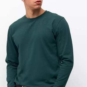 Camiseta Personalizada de Manga Larga para Hombre, Algodón Pima Orgánico, Cuello Redondo, Bolsillo Grande, Camisetas para Hombre al por Mayor - Product Image 5