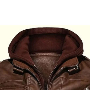 Venta al por mayor Vintage Real PU chaqueta de cuero para hombres mujeres soporte cremallera lavado técnica de moda letra impresión invierno motocicleta - Product Image 6