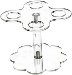 Support pour cornets de crème glacée en acrylique transparent, forme fleur et ovale, plastique écologique, Henry Foodservice Shandong, Chine - Product Image 3