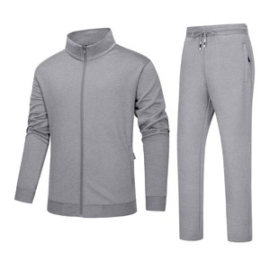 Prix d'usine – Ensemble de survêtement pour homme avec logo personnalisé – Ensemble jogging en molleton de haute qualité (hoodie et pantalon) – Tenue de sport professionnelle - Product Image 1