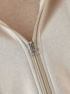 Sweat à capuche zippé pour homme en tissu de coton tricoté, personnalisable, prix raisonnable, commandes en gros, modèle premium - Product Image 5