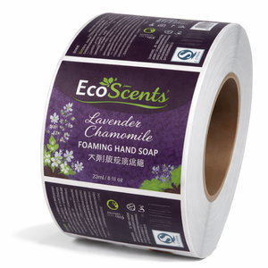 Étiquettes personnalisées haut de gamme pour flacons cosmétiques, étiquettes en vinyle imperméables, autocollants en PVC, impression dorée, emballage pour soins de la peau, vente en gros OEM - Product Image 1
