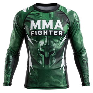 Camiseta de Compresión para Hombre de Alta Calidad, Transpirable, de Secado Rápido, Spandex y Poliéster, Manga Larga, Pedidos al por Mayor OEM desde Pakistán - Product Image 1