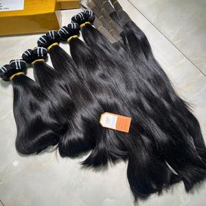 Extensiones de cabello 12A de grado de alta calidad superior Trama de cabello humano virgen Longitud recta natural 8 ''-28'' Extensiones de cabello de trama - Product Image 1