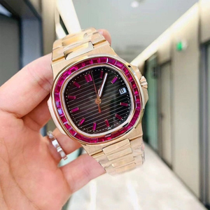 Reloj de Diamantes Cultivados en Laboratorio de Alta Calidad, Totalmente Personalizado, para Hombre, Estilo Hip Hop, Regalo de Joyería de Diamantes - Product Image 1