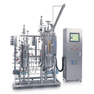 Bailun ถังหมักเครื่องปฏิกรณ์ชีวภาพแบบกลไกด้านล่าง30L ช่วยเพิ่มระดับออกซิเจนที่ละลายน้ำ BLBIO-SJB - Product Image 1