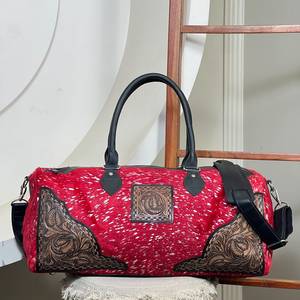 Handcrafted Designer <b>Travel</b> Duffel <b>Bag</b> Hand Tooled <b>Leather</b> Business Outdoor Weekender <b>Bag</b> Genuine Cowhide <b>Leather</b> <b>Travel</b> <b>Bag</b> - Product Image 5