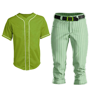 Custom Printed Baseball Outfit School Club Uniform Wholesale Supplier Breathable Sublimation Design Button Up Softshell Jersey - Product Image 6