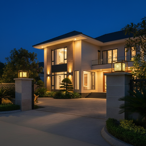 Gate pillar light Viet Nam Constant Light CM Decor Outdoor/Wall/Villa/Garde 1-Year steel/inox 3500K (Warm White) Decoration - Product Image 4