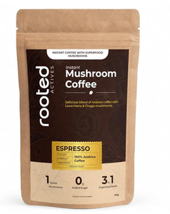<b>Instant</b> Mushroom <b>Coffee</b> | Arabica <b>Coffee</b> with Lion’s Mane & Chaga Mushrooms | No Added Sugar | Medium Roast Espre - Product Image 3