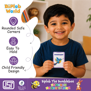 28 Tarjetas Educativas de Doble Cara de Biplob, de la A a la Z, con Imágenes y Rimas de Aves, Tamaño Personalizable, Herramienta de Aprendizaje - Product Image 4