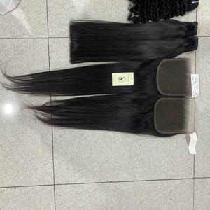 Cheveux humains péruviens vierges bruts HD Transparent Lace Frontal Extension de cheveux Lace Frontal de haute qualité à vendre - Product Image 3