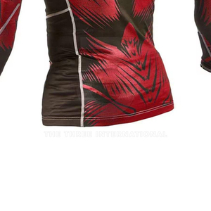 Rashguards pour hommes fabriqués au Pakistan, tissu extensible lourd 220g, séchage rapide, manches longues, pour l'entraînement, prix abordable - Product Image 5