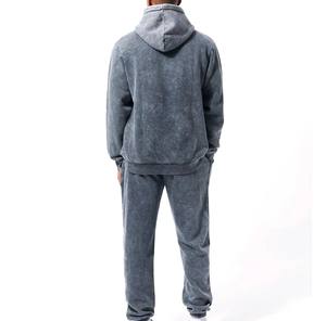 Survêtement d'hiver à capuche pour homme, délavé à l'acide, léger et respirant, tailles adultes, prix de gros - Meilleures ventes - Product Image 3