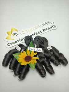 ช่อผมบริสุทธิ์แบบไม่ผ่านกระบวนการ100% ผมสีธรรมชาติแบบเด้งดึ๋งมัดผมลอนเด้งดึ๋ง - Product Image 3