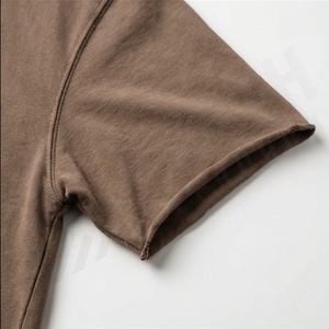 Camiseta Corta de Algodón de Corte Holgado, Cómoda, Diseño de Fabricación Personalizada, Camiseta de Moda para Mujer, Ropa Deportiva - Product Image 6