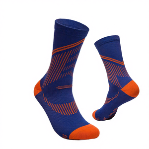 Chaussettes de sport pour hommes en coton respirant, pour la course à pied, le football, l'entraînement athlétique - Product Image 1