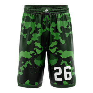 Custom Basketball Shorts Teamwear Full Sublimation Print Quick Dry Breathable Mesh Workout Training Athletic Sportswear - Product Image 4