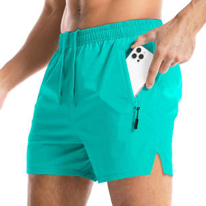 Pantalones cortos deportivos casuales para hombre, de mezcla de poliéster y algodón sublimados, de tacto suave, de primera calidad, corte relajado, para verano y uso diario. - Product Image 1