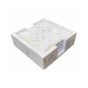 Vente chaude os incrustation sous-verre ensemble de 4 lin motif thé café boisson cuisine sûr votre Table chaleur protéger sous-verre décor à la maison - Product Image 5