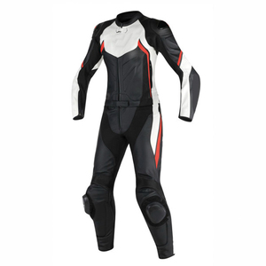 Combinaison de moto en cuir noir sur mesure OEM coupe-vent respirante grande taille pour homme, séchage rapide pour l'extérieur en hiver - Product Image 5