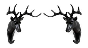 Deer Shaped Self <b>Adhesive</b> Wall <b>Hook</b> 1 Black & 1 More Black Waterproof Towel <b>Hooks</b> Stick for Bathroom Bathroom Towel Hanging - Product Image 3